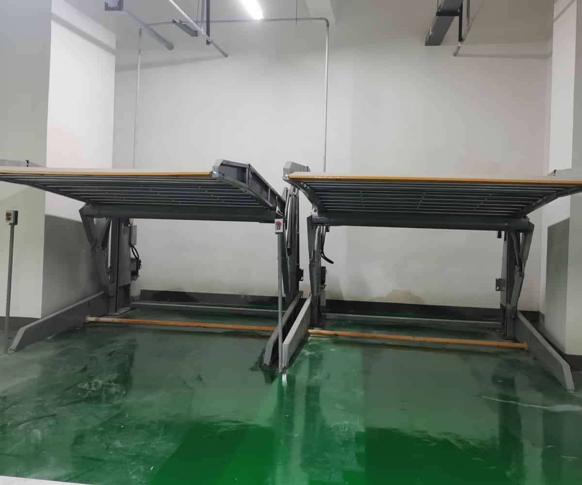 石阡縣雙層停車位過驗收