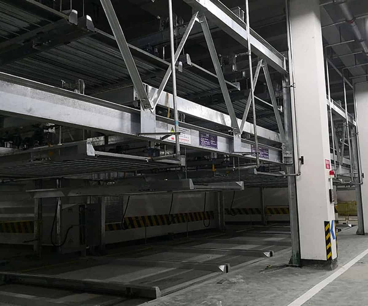 石阡縣2層簡易升降機械車庫拆除